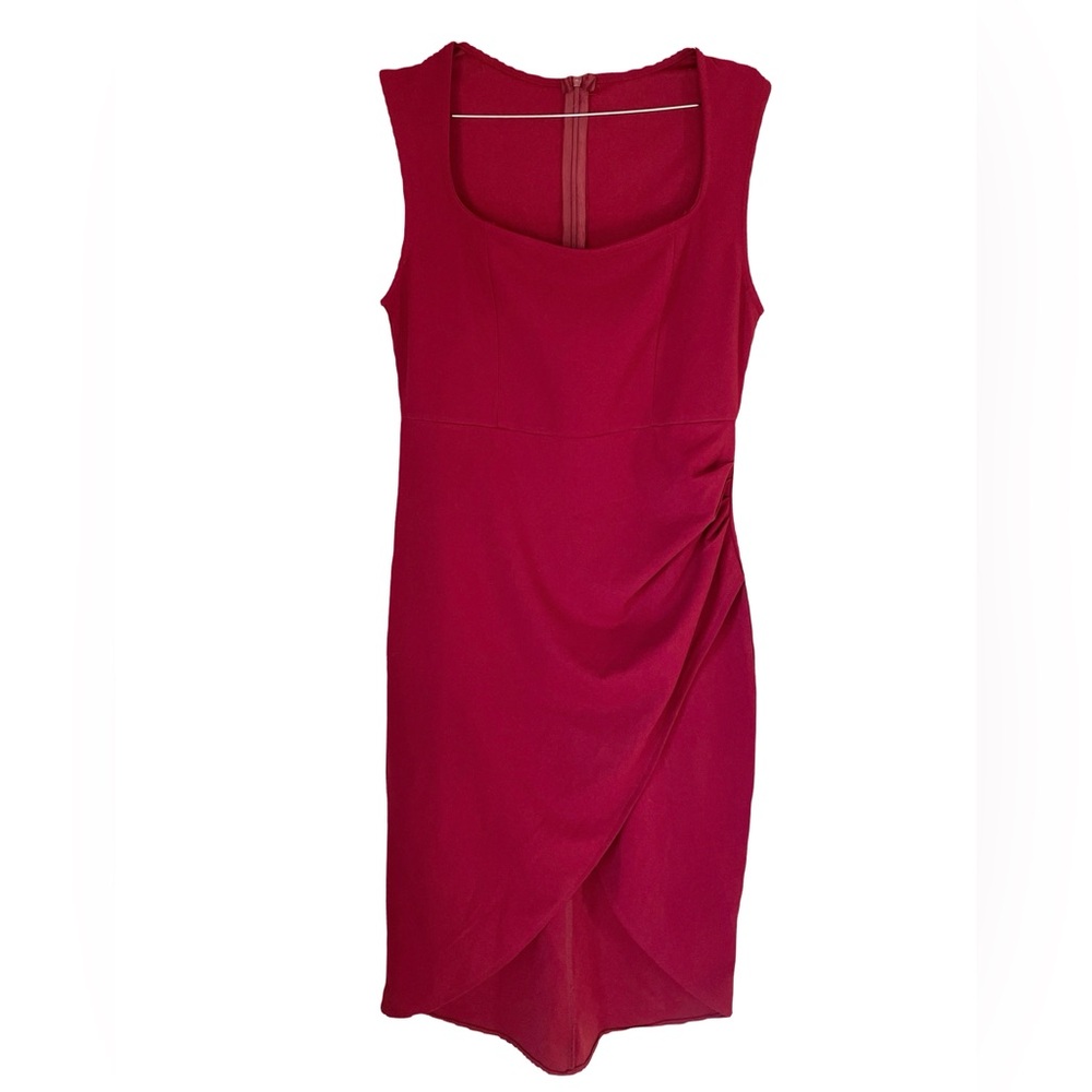 Ruby Red Sleeveless Dress